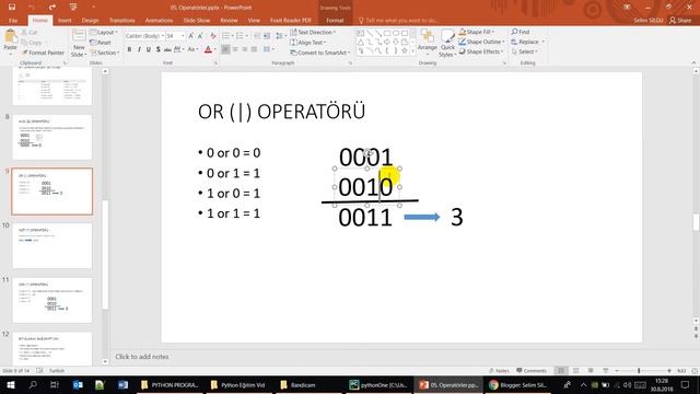 9. Bitwise Operatörleri - #Python смотреть онлайн