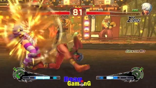Chun-li VS Elena Fight Dance Ultra Street fighter IV смотреть онлайн