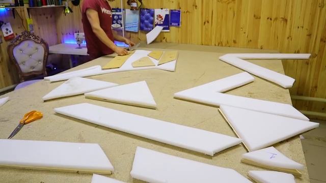 Крутое изголовье для кровати Своими руками. Headboard bed DIY for 50$ смотреть онлайн