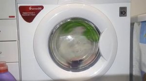 стиральная машина lg отстирает пятна? Стирка хлопок (извените что в конце камера перевернулась )