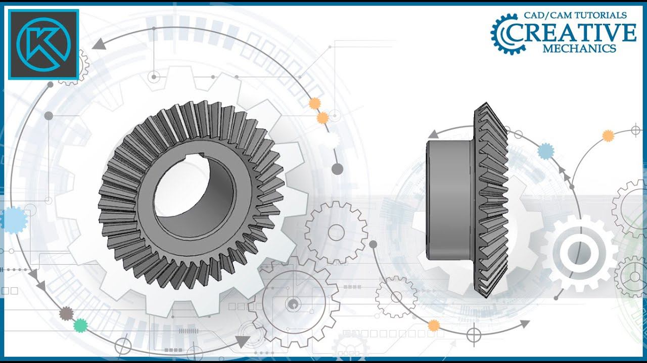 Коническая шестерня в Компас 3D