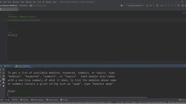 #python #identifiers Python Identifiers смотреть онлайн
