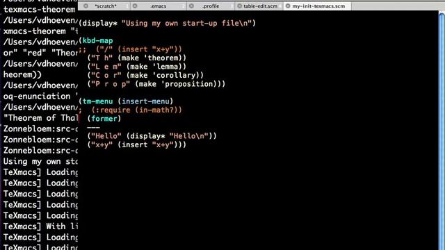 TeXmacs internals: document format, style files, and converters смотреть онлайн