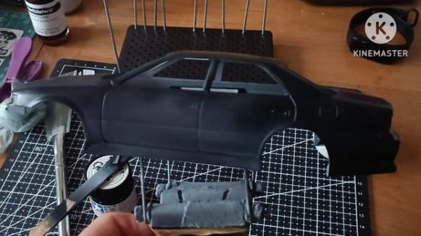 Aoshima Toyota Chaser JZX100 Vertex 1/24 - prime, colour & clear!