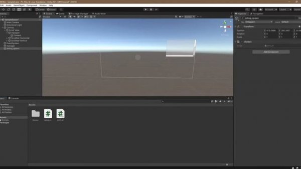 unity 3d 2021 debug console in game tutorial