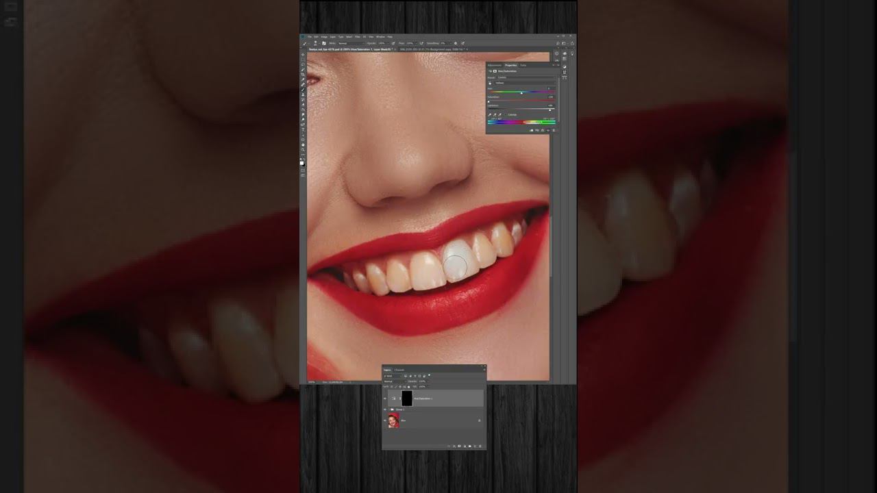 Как отбелить зубы в Фотошопе / The BEST Way to Whiten Teeth in Photoshop смотреть онлайн