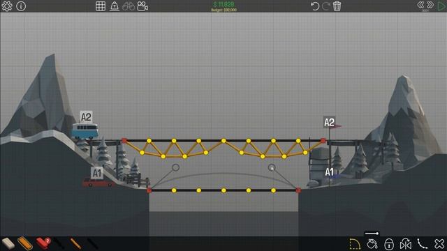 Poly Bridge 1-12 Double Decker (HIGH RANK SOLUTION) смотреть онлайн