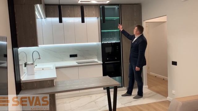 Современная кухня в ЖК Саларьево Парк ! смотреть онлайн