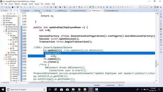 17 SpringMVC with Hibernate CRUD Operations смотреть онлайн