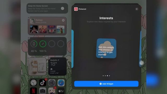 How to personalize your iPad part 1 (widgets) ??✨ смотреть онлайн