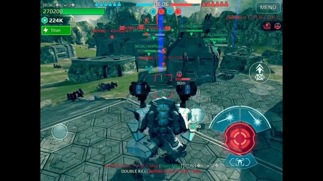 🎞War Robots [RΞAL] Немец. Clan Real vs Noob смотреть онлайн