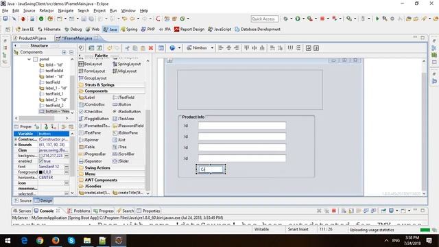 CRUD Java Swing and Spring Rest API with Retrofit Part 2 720p 10fps H264 192kbit AAC смотреть онлайн