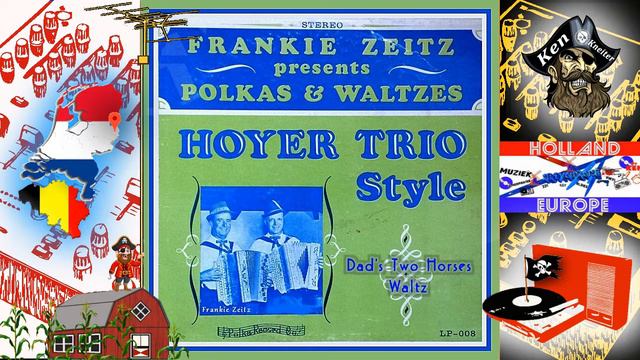 Dad's Two Horses Waltz - Frankie Zeitz - 1960's - Piratenmuziek смотреть онлайн
