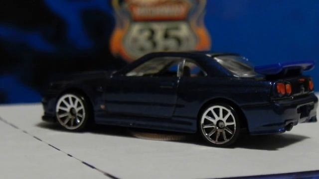 Hot Wheels Cars - Nissan Skyline GT-R R34 смотреть онлайн