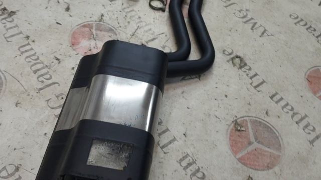 Глушитель оригинал BRABUS на Mercedes W140