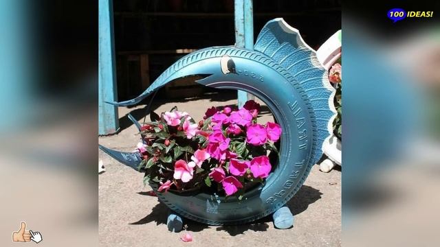 Garden Decoration Ideas - Unusual Flower Beds! 50 Examples Of Homemade Flower Beds!