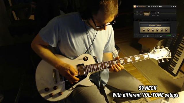 Seymour Duncan 59's With Bias FX2 Marshall JMP Amp Modeling смотреть онлайн