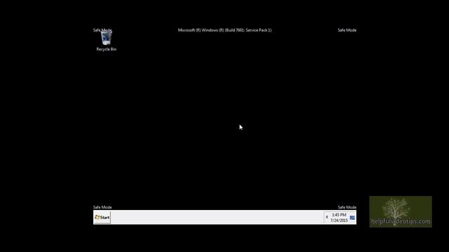 Starting Windows 7 in Safe Mode смотреть онлайн