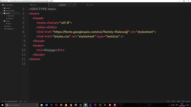 REST API Tutorial (Node, Express & Mongo) #15 - Creating a Front-end смотреть онлайн