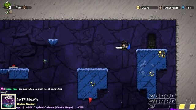 [Spelunky 2] No Teleporter Abzu% in 07:14.066 смотреть онлайн