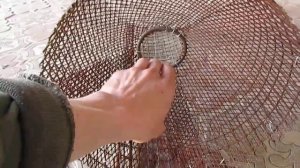 Раколовка своими руками из строительной сетки