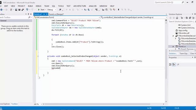 C# Filling Textbox, when combobox Selected Index Changed смотреть онлайн