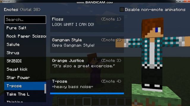Minecraft mod showcase (Emotes mod for 1.12.2) смотреть онлайн