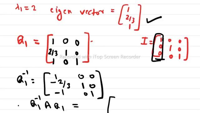 how to find the triangular form of matrix? #triangularform #triangularmatrix #canonicalform смотреть онлайн