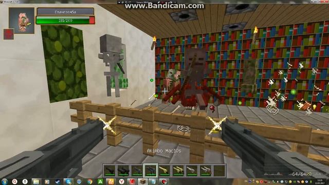 Пистолеты из мода TechGun на майнкрафт 1.7.10 смотреть онлайн