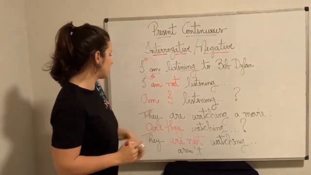 Present Continuous - Interrogative and Negative смотреть онлайн