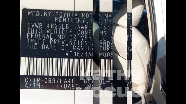 4T1FZ1AK7MU054671 TOYOTA CAMRY XLE V6 2021 смотреть онлайн