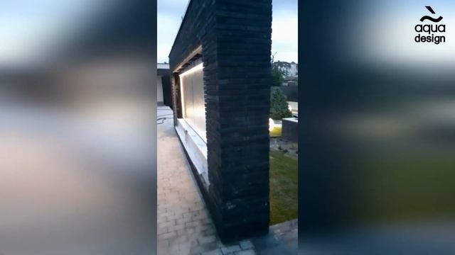 Уличный водопад по стеклу ч.1 реализация на объекте смотреть онлайн