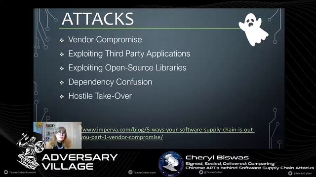 Adversary Village at Texas Cyber IV - Comparing Chinese APTs - Cheryl Biswas смотреть онлайн