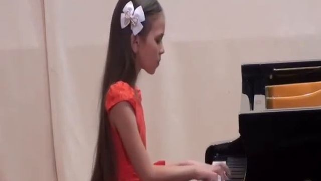 Л. Шитте Этюд, исп. ученица 3 кл. Арина Бурухина (10 лет) смотреть онлайн