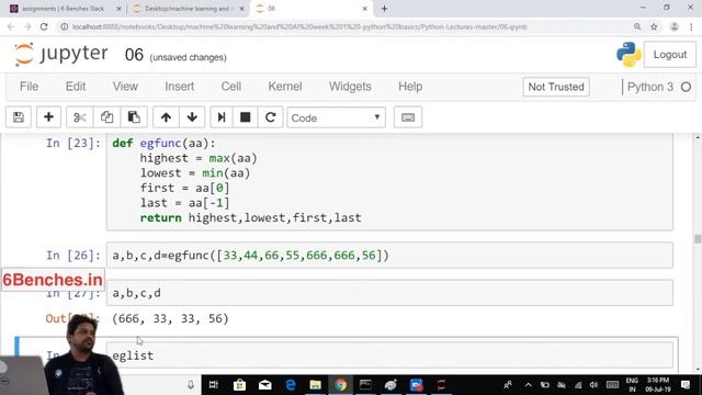 Python for beginners: python functions, variable scope, lambda functions and map смотреть онлайн