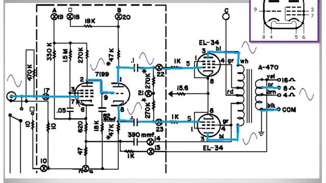 Understanding Vacuum Tube Amplifier Schematics - Push Pull - Part 3 смотреть онлайн