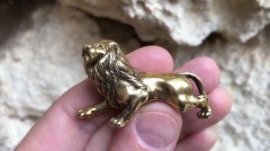 Лев статуэтка бронзовая Фигурка с высокой детализацией Лев Тотемные статуэтки Подарок львам Зодиак