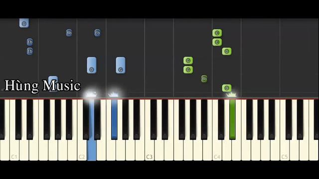 Camila Cabello - Havana Piano tutorial[Hùng Music] смотреть онлайн