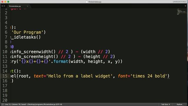 Python GUI Tutorial: How To Style Labels Font in Tkinter смотреть онлайн