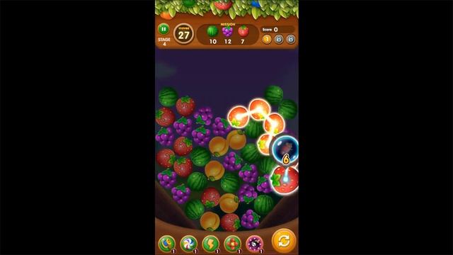 Fruits Crush - Link Puzzle Game (Gameplay Android) смотреть онлайн
