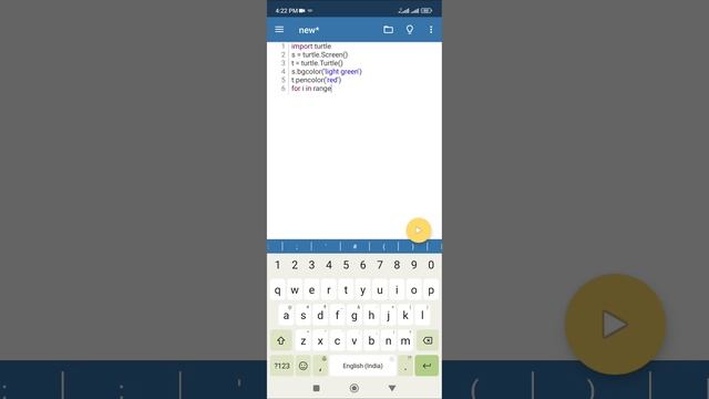 Special coding in python IDLE in app pydroid смотреть онлайн