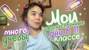 VLOG  МОЙ ДЕНЬ / Школа ЕГЭ / 11 класс