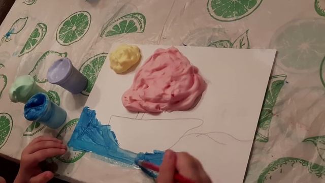 Объемные краски своими руками. Лайфхак - чем занять ребенка. смотреть онлайн
