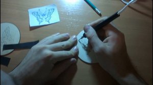 5. Выжигание. Перенос изображения на фанеру.