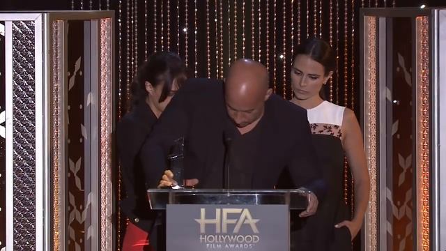 Vin Diesel Pays Tribute To Paul Walker At The Hollywood Film Awards 2016