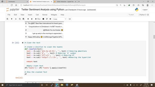 Python Twitter Sentiments смотреть онлайн