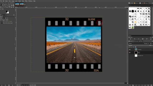 Create a Slide in Gimp смотреть онлайн