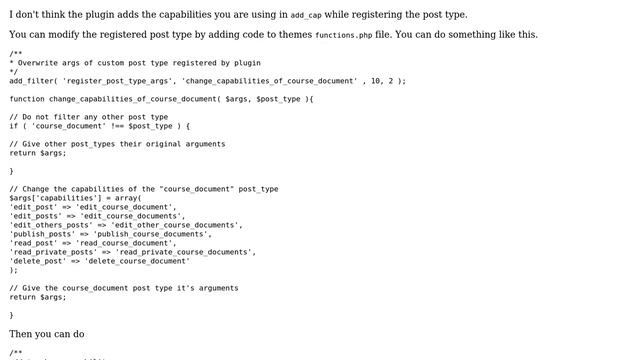 Wordpress: How to enable a custom post type to custom user role in WordPress? (3 Solutions!!) смотреть онлайн