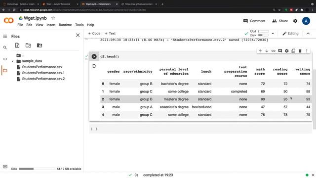 Importing Online Data Files with WGET (Google Colaboratory and Jupyter Notebooks) смотреть онлайн
