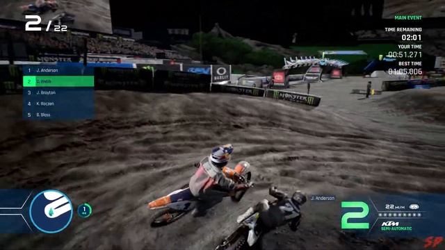 Monster Energy Supercross - The Official Videogame 4 GAMEPLAY No Commentary смотреть онлайн